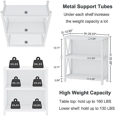 FATORRI 8 Cube Storage Organizer Bookshelf and Small Bookcase for Home Office (White Oak) - Image 4