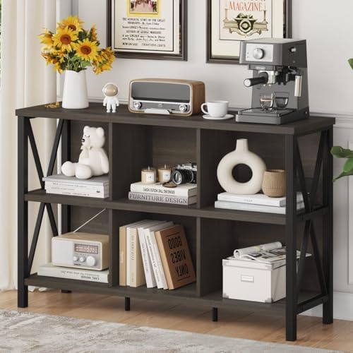 FATORRI 8 Cube Storage Organizer Bookshelf and 6 Cube Storage Organizer (Walnut Brown) - Image 6