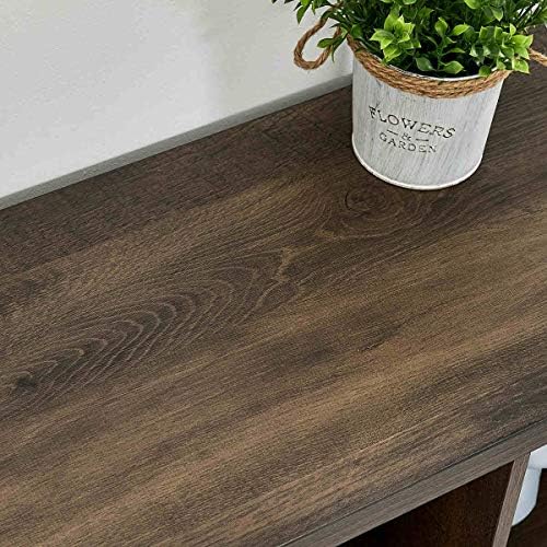 FATORRI 8 Cube Storage Organizer Bookshelf and 6 Cube Storage Organizer (Walnut Brown) - Image 5