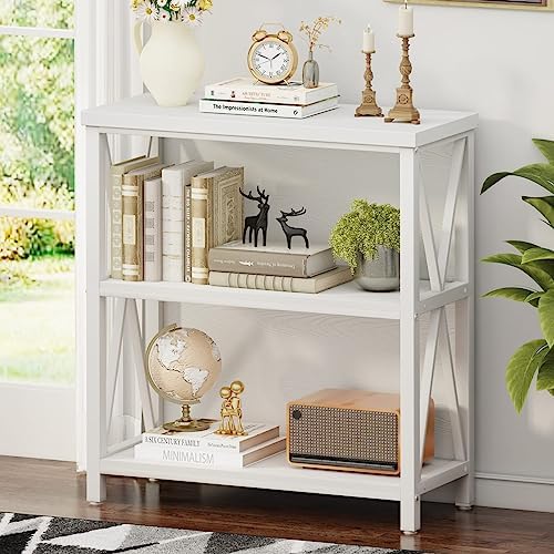 FATORRI 8 Cube Storage Organizer Bookshelf and Small Bookcase for Home Office (White Oak) - Image 3