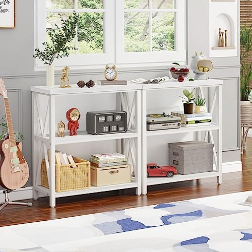 FATORRI 8 Cube Storage Organizer Bookshelf and Small Bookcase for Home Office (White Oak) - Image 6