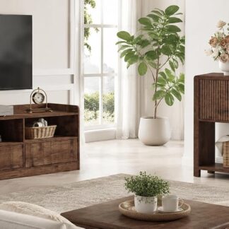 FATORRI Console Table and TV Stand with Storage for Living Room